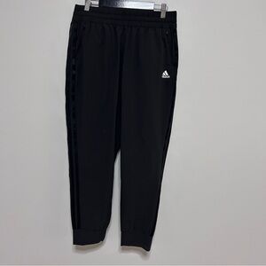 Adidas Black lightweight Recycled Polyester Joggers women’s Size Large Sports